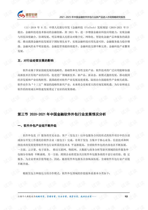 2021-2025年中國金融軟件外包行業新產品進入市場策略研究報告